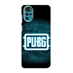 Чеjхол PUBG для Моторола MOTO G22 (AlphaPrint) (Лого PUBG)