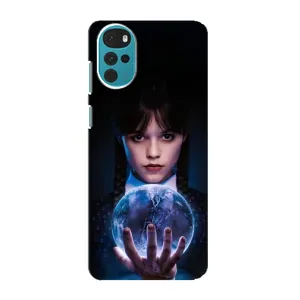 Чохол з дизайном Венздей 2 на Motorola MOTO G22 (Магічна сфера Венздей)