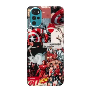 Чохол МАРВЕЛ для Моторола MOTO G22 (AlphaPrint) (Марвел Комикс)