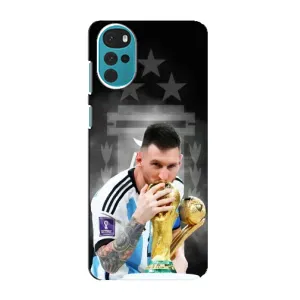 Чохли для Motorola MOTO G22 (Leo чемпіон) (AlphaPrint) (Мессі Чемпіон)