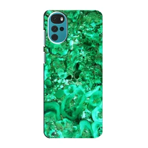 Мраморный чехол на Motorola MOTO G22 (VPrint) (Салатный Мрамор)