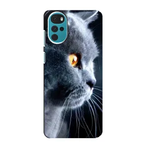 Чохли з Котиками для Motorola MOTO G22 (VPrint) (Сірий Кіт)