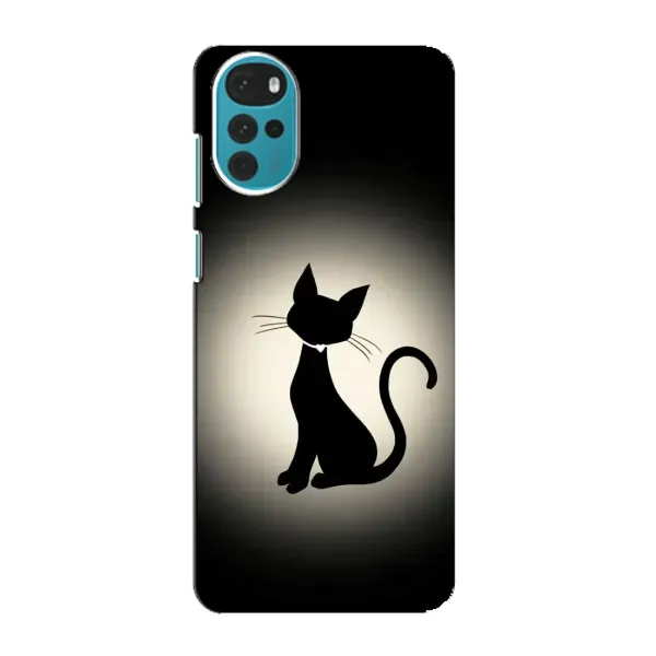 Чехол с принтом «Силуэт котика» для Motorola MOTO G22 Чехол с принтом «Силуэт котика» для Motorola MOTO G22