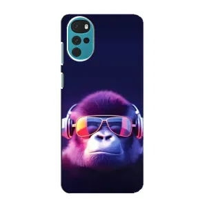Чохол з Мавпами Motorola MOTO G22 - (AlphaPrint) (Стильна мавпа)