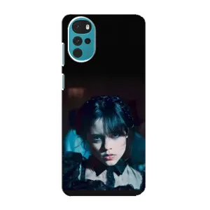 Чохли Венсдей на Motorola MOTO G22 Уенсдей (AlphaPrint) (погляд Венздей)