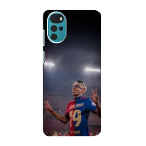 Чохол з принтом «Ямаль на стадіоні» для Motorola MOTO G22