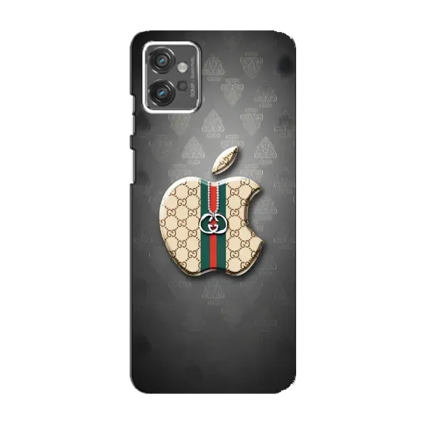 Чохол з принтом «Apple gucci» для Motorola MOTO G23