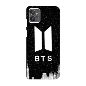 Чехлы BTS для Motorola MOTO G23 (AlphaPrint) (БТС Лого)
