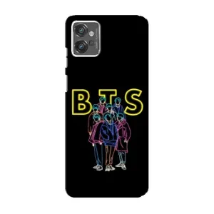 Чехлы BTS для Motorola MOTO G23 (AlphaPrint) (BTS стайл)