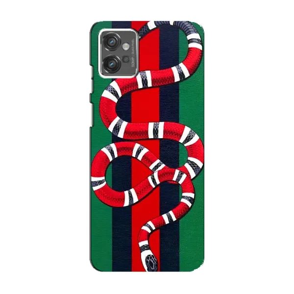 Чохол з принтом «Gucci змія» для Motorola MOTO G23