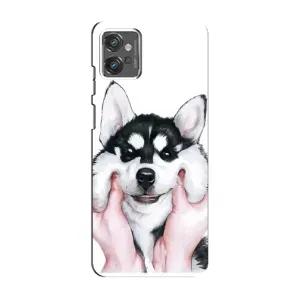 Чехол с Хаски для Motorola MOTO G23 - (AlphaPrint)