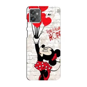 Чохол Disney Mouse Motorola MOTO G23 (PREMIUMPrint) (Heart Minni)