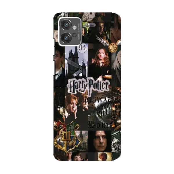 Чехол с принтом «коллаж Гарри Поттер» для Motorola MOTO G23