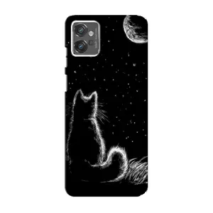 Чохол з принтом для Motorola MOTO G23 (AlphaPrint) Модні коти