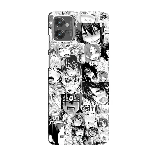 Чехол с принтом «Ahegao manga» для Motorola MOTO G23