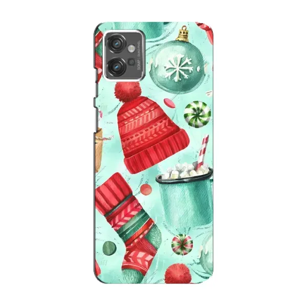 Чехол с принтом «Одежда НГ» для Motorola MOTO G23 Чехол с принтом «Одежда НГ» для Motorola MOTO G23