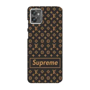 Чехол для Motorola MOTO G23 с картинкой Supreme (AlphaPrint) (Supreme LV)