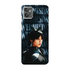Чохли Венсдей на Motorola MOTO G23 Уенсдей (AlphaPrint) (Венздей кішка)