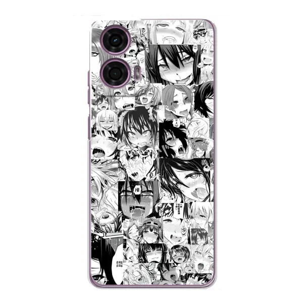 Чохол з принтом «Ahegao manga» для Motorola MOTO G24 Power