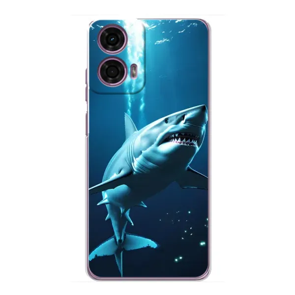 Чехол с принтом «Акула под водой» для Motorola MOTO G24 Power Чехол с принтом «Акула под водой» для Motorola MOTO G24 Power