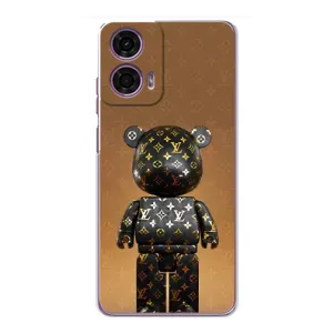 Чехлы для Motorola MOTO G24 Power - Bearbrick Louis Vuitton (PREMIUMPrint)