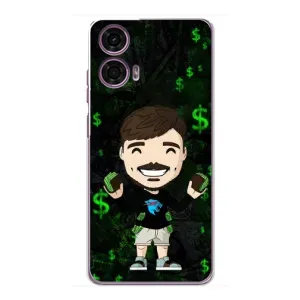 Чехол с принтом «Блогер Beast» для Motorola MOTO G24 Power