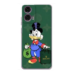 Чехли для Motorola MOTO G24 Power - Скрудж МакДак Louis Vuitton (PREMIUMPrint) (Богата Утка)