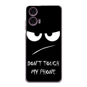Чохол з принтом «Dont Touch» для Motorola MOTO G24 Power