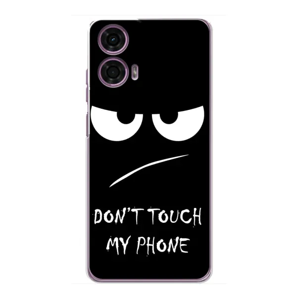 Чохол з принтом «Dont Touch» для Motorola MOTO G24 Power