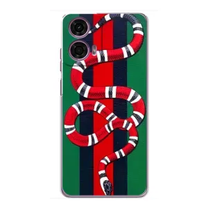 Чохли  GUCCI для Моторола Мото Джи24 Павер (AlphaPrint) (Gucci змія)