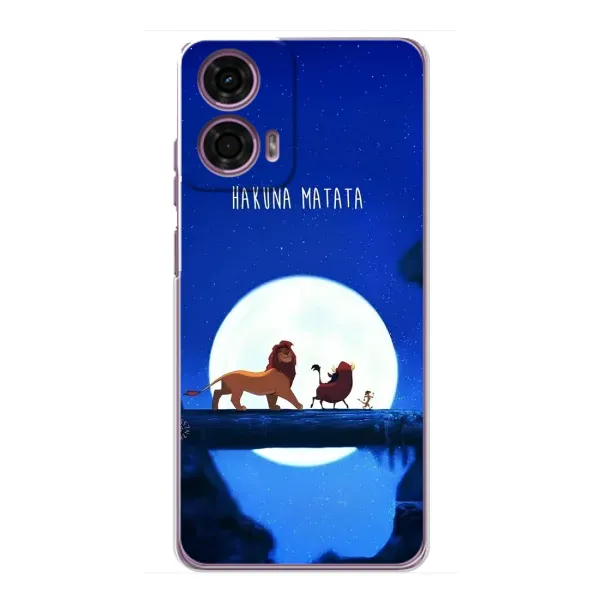 Чохол з принтом «Хакуна Матата» для Motorola MOTO G24 Power