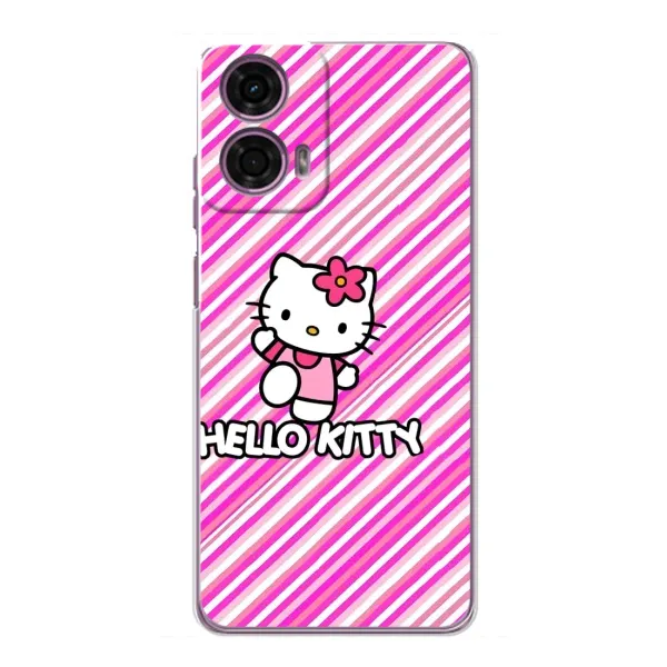 Чехол с принтом «Hello Kytty» для Motorola MOTO G24 Power