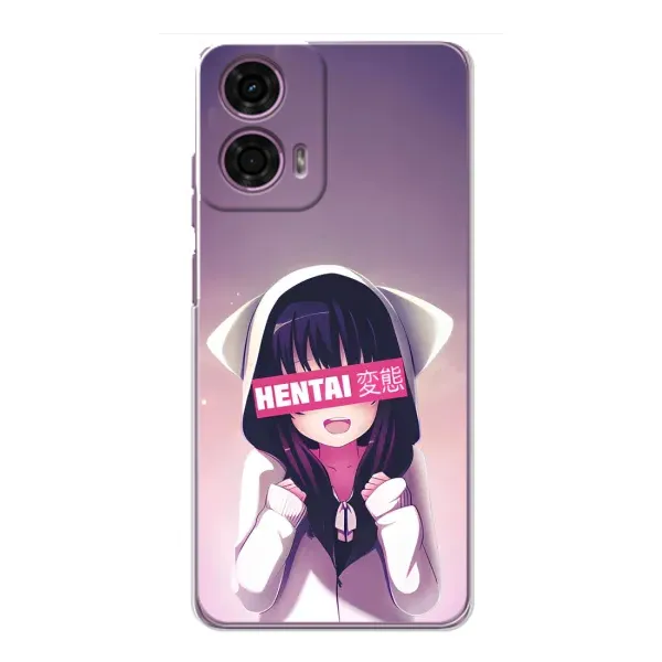 Чохол з принтом «Hentai chan» для Motorola MOTO G24 Power