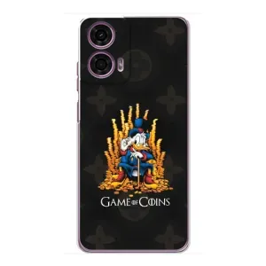 Чехли для Motorola MOTO G24 Power - Скрудж МакДак Louis Vuitton (PREMIUMPrint) (Король грошей)