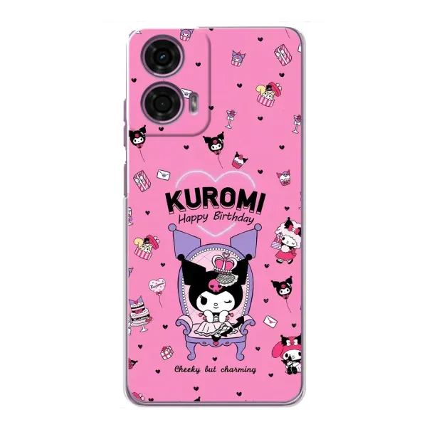 Чехол с принтом «KUROMI» для Motorola MOTO G24 Power