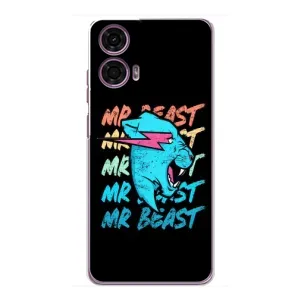 Чехол с принтом «logo Mr beast» для Motorola MOTO G24 Power