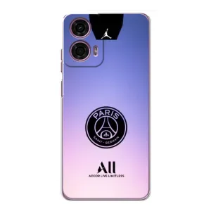 Чохол з принтом «лого PSG» для Motorola MOTO G24 Power