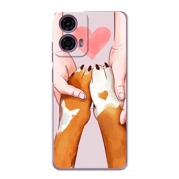 Чехол с принтом «Любовь к собакам» для Motorola MOTO G24 Power Чехол с принтом «Любовь к собакам» для Motorola MOTO G24 Power