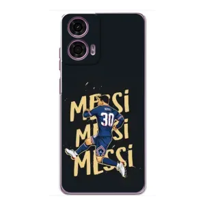 Чохли для Motorola MOTO G24 Power (Leo чемпіон) (AlphaPrint) (Messi ПСЖ)