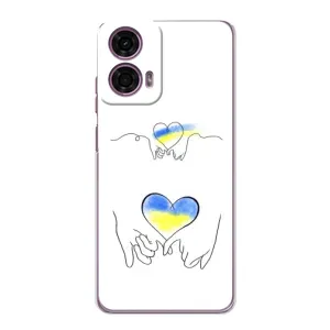 Чохол з принтом «Мир Україні» для Motorola MOTO G24 Power