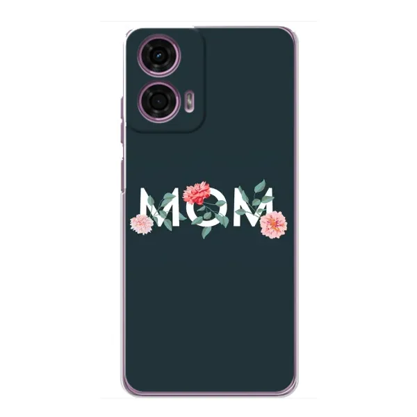 Чехол с принтом «Mom дизайн» для Motorola MOTO G24 Power Чехол с принтом «Mom дизайн» для Motorola MOTO G24 Power