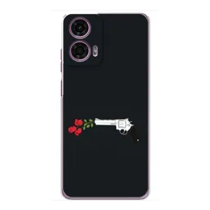 Чехлы (ART) Цветы на Motorola MOTO G24 Power (VPrint) (Неожиданные цветы)
