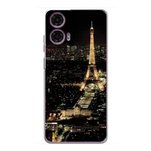 Чехол с принтом «Ночной Париж» для Motorola MOTO G24 Power