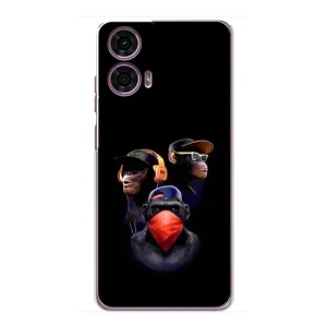 Чехол с Обезьянами Motorola MOTO G24 Power - (AlphaPrint)