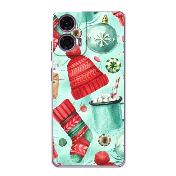 Чехол с принтом «Одежда НГ» для Motorola MOTO G24 Power Чехол с принтом «Одежда НГ» для Motorola MOTO G24 Power