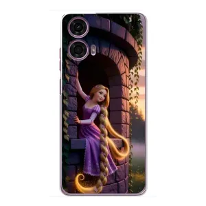 Чохол Рапунцель для Motorola MOTO G24 Power (Рапунцель на вежі)