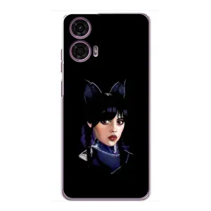 Чохли Венсдей на Motorola MOTO G24 Power Уенсдей (AlphaPrint)