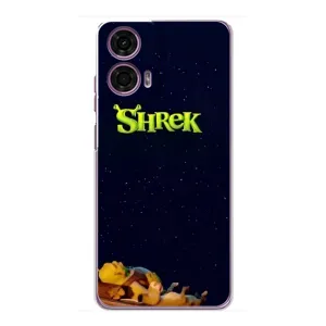 Чохол з мультфільмом Шрек на Motorola MOTO G24 Power (Відпочиваючий Шрек)