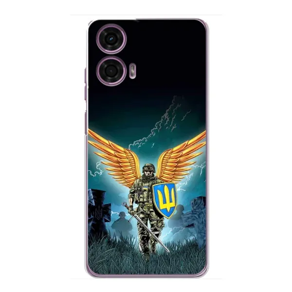Чехол с принтом «Солдат ЗСУ» для Motorola MOTO G24 Power Чехол с принтом «Солдат ЗСУ» для Motorola MOTO G24 Power