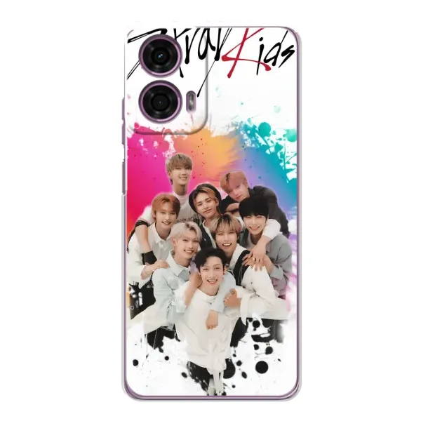 Чехол с принтом «Stray Kids» для Motorola MOTO G24 Power